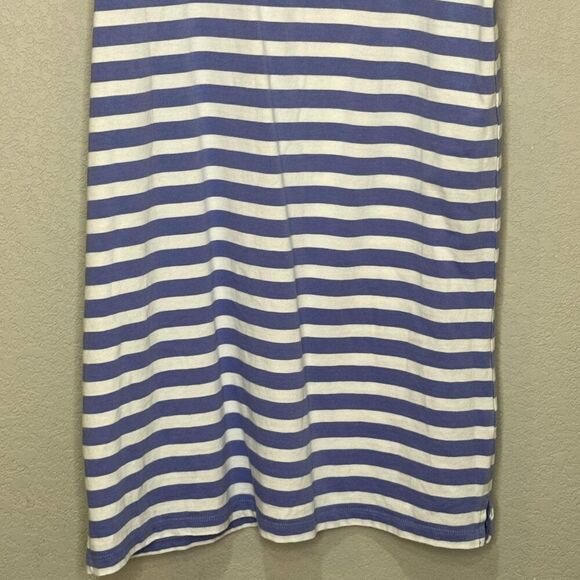 Z Supply Aya Sun Stripe Dress Medium Blue White Sleeveless Tank Casual Summer - Picture 6 of 9